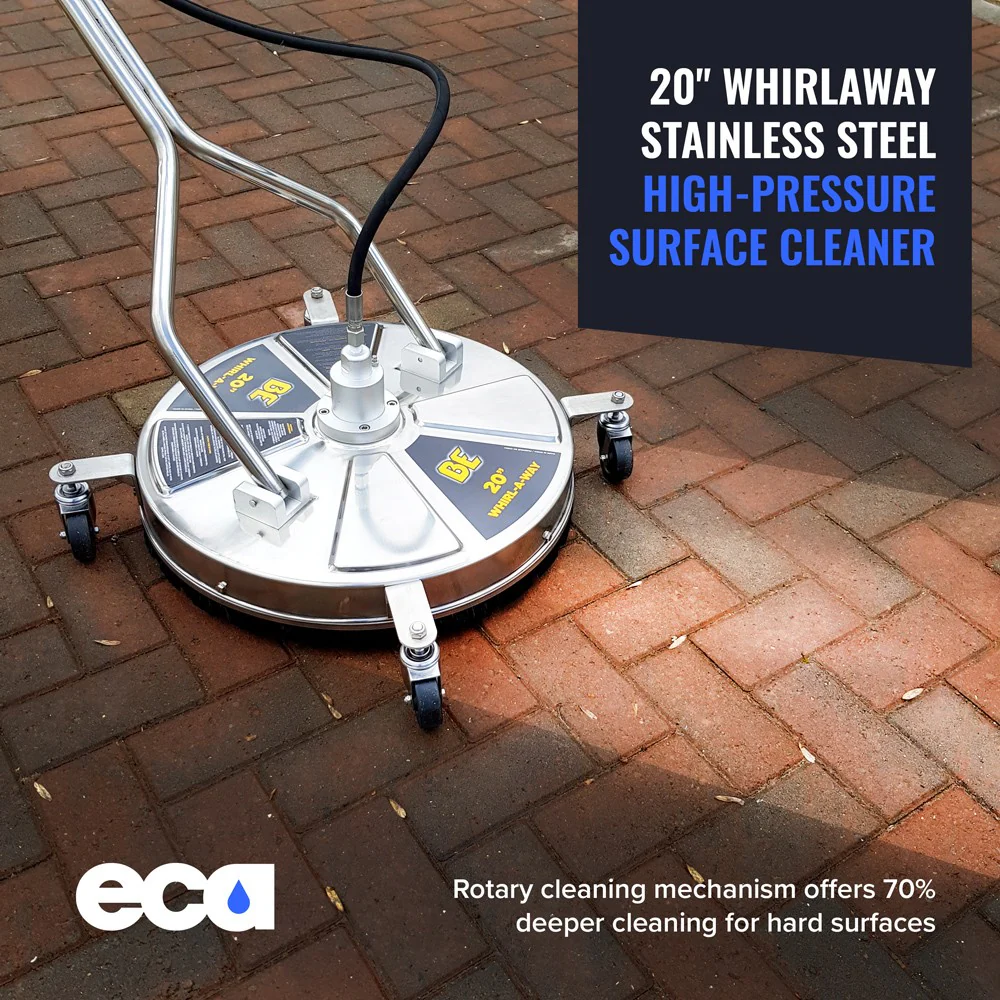 BE Whirlaway Surface Cleaner | Stainless Steel | 20" - Image 3