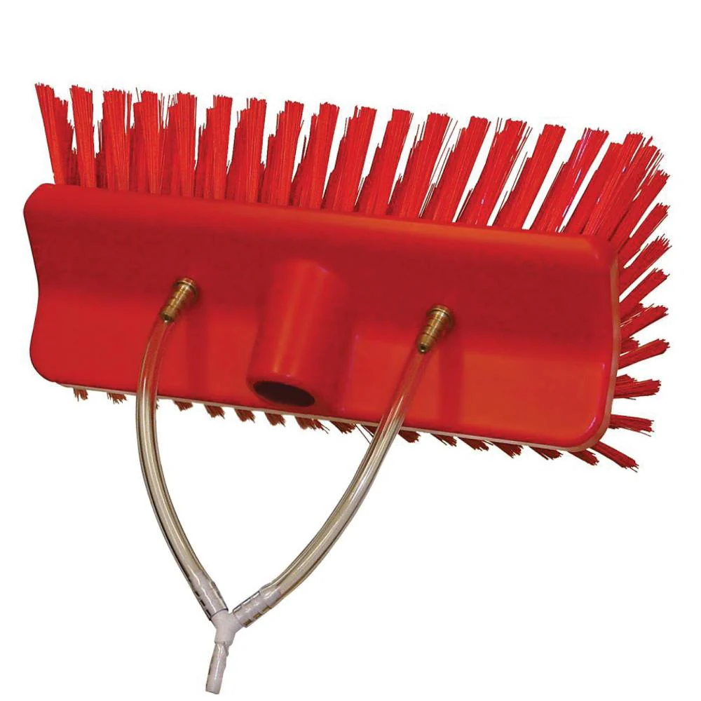 Streamline Brush | Red Vikan Stiff Bristle  | 9.5 Inch / 245 MM