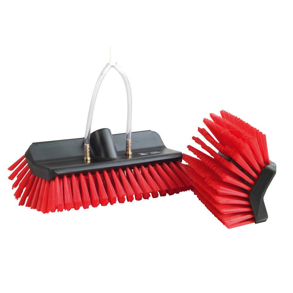 Streamline Brush | Red Vikan Medium Bristle  | 9.5 Inch / 245 MM - Image 4