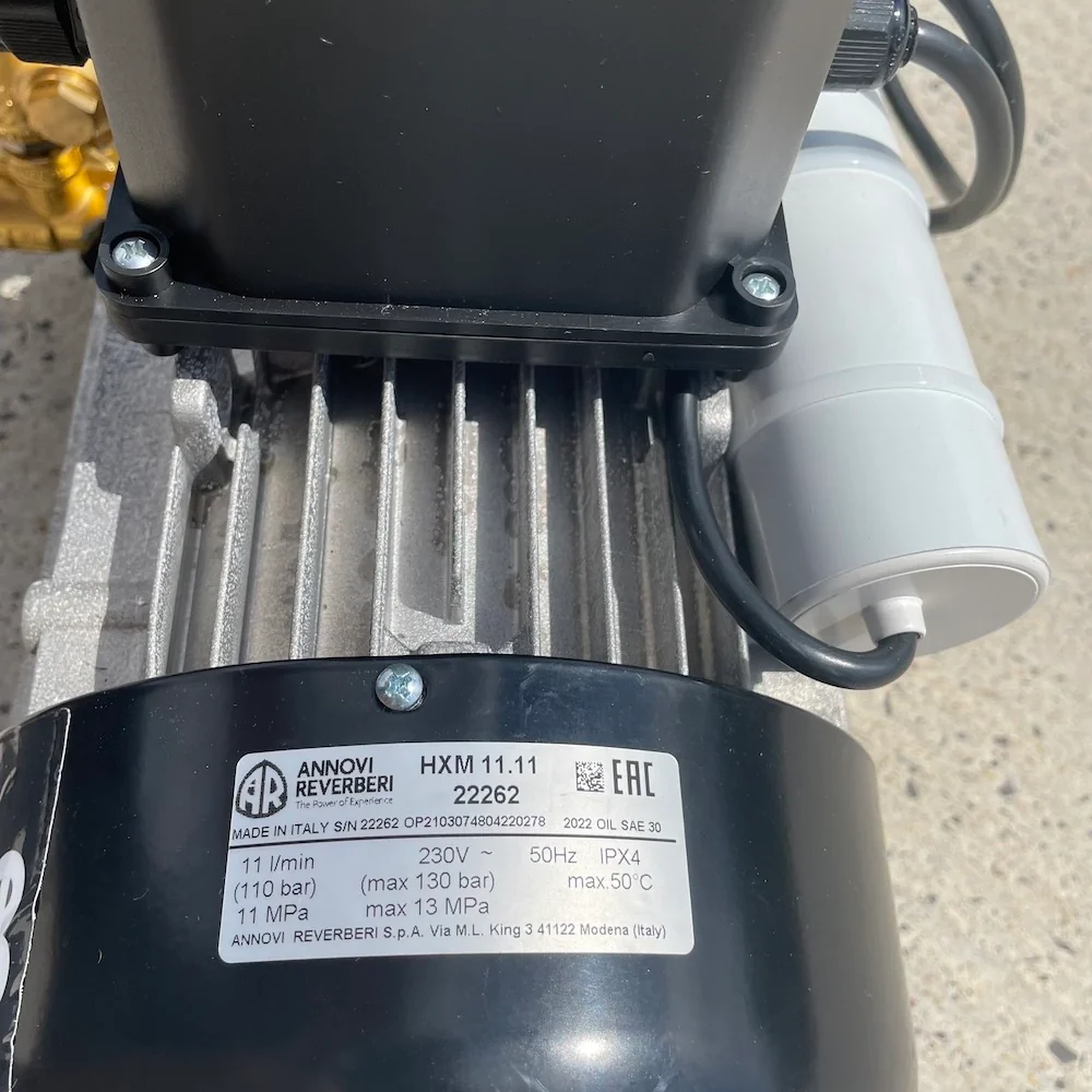 Annovi Reverberi Pump & Motor | 240 V | 110 Bar | 11 Litres Per Minute - Image 4