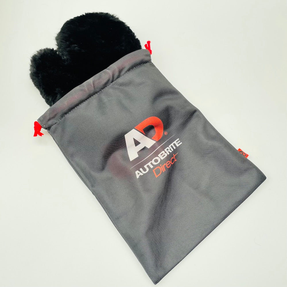 AUTOBRITE DIRECT | Woollen Wash Mitt | With Drying Bag I - Image 3