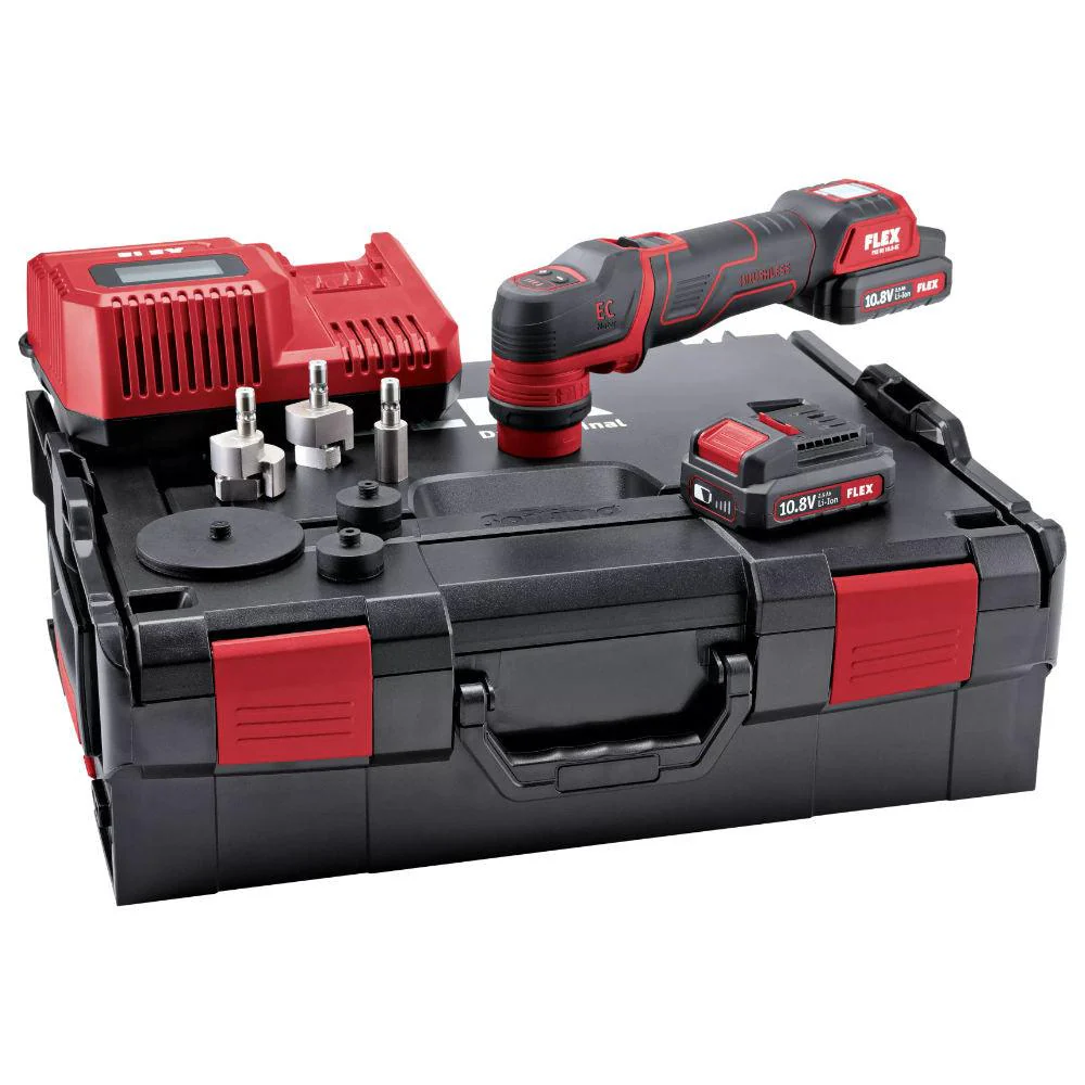 Flex Cordless Polisher | PXE 80 | 10.8 Volt | Battery & Charger Kit