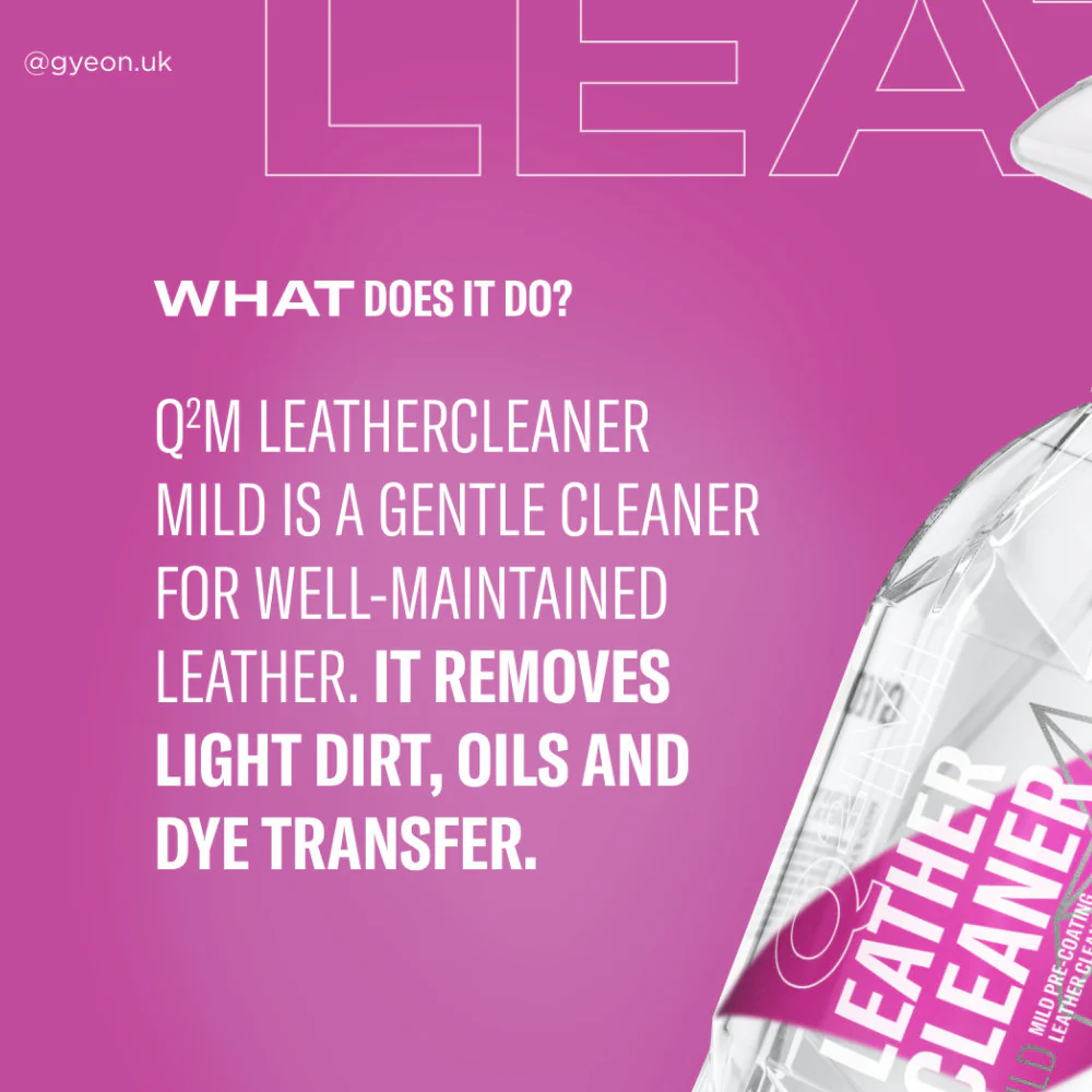 GYEON | Q²M LeatherCleaner Mild - Image 2