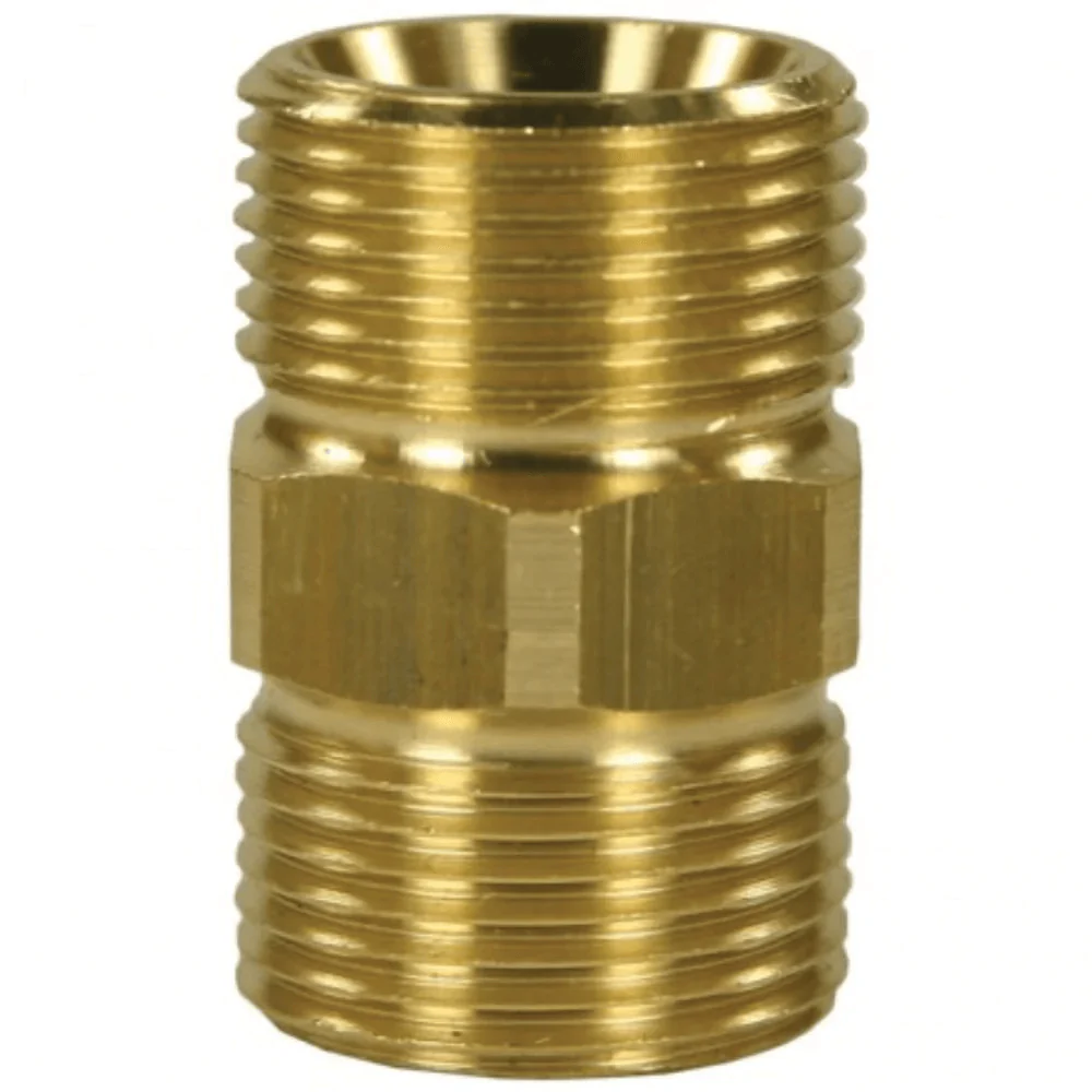 High Pressure Adaptor | Brass | 1/2" Male x 1/2" Male