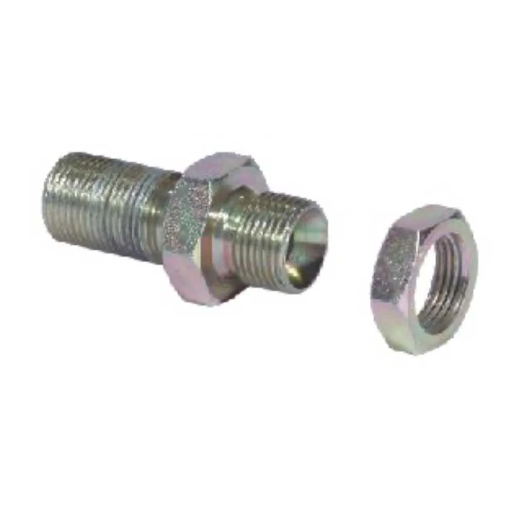 High Pressure Bulkhead Fitting | Zinc Plated | Various Sizes