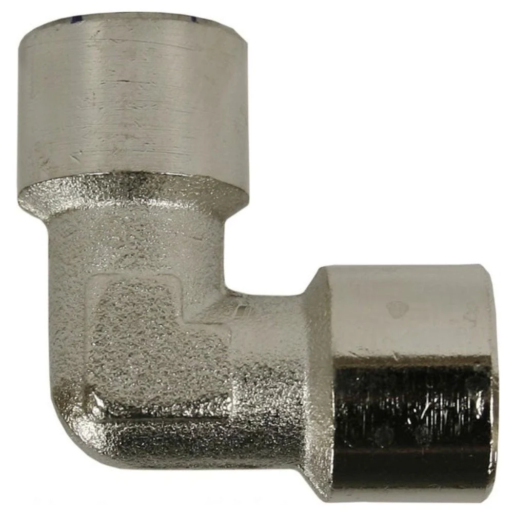 High Pressure Elbow | Zinc Plated | 1/4" Female x 1/4" Female