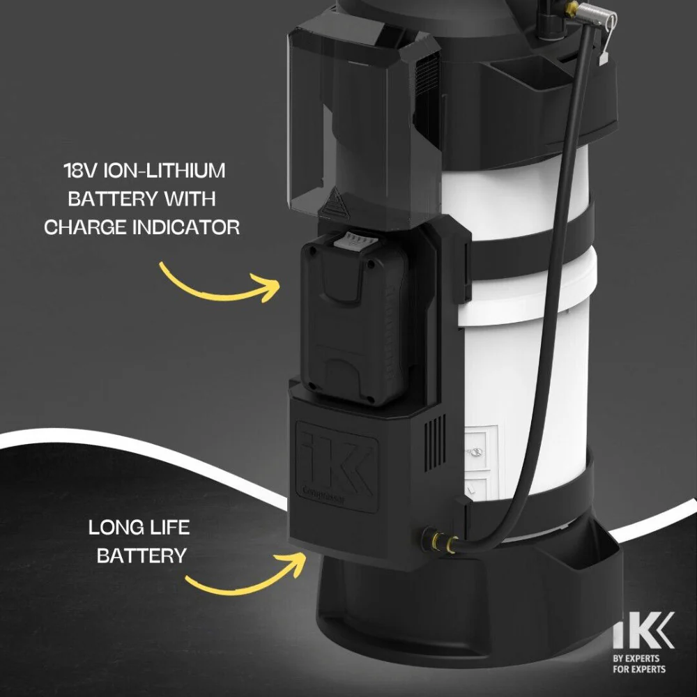 IK Battery Compressor with Pro 12 Sprayer - Image 2