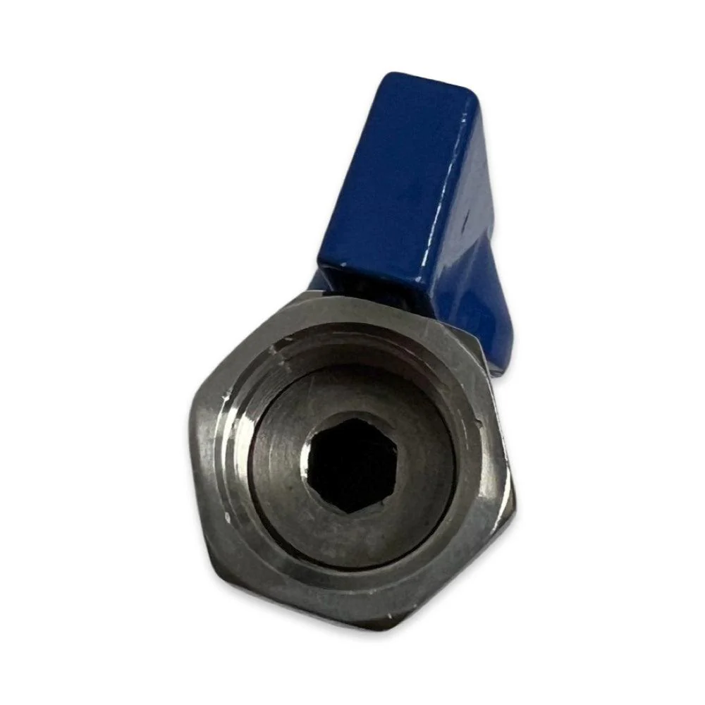 Low Pressure Ball Valve | Stainless Steel | 3/8" Female x 3/8" Female - Image 2