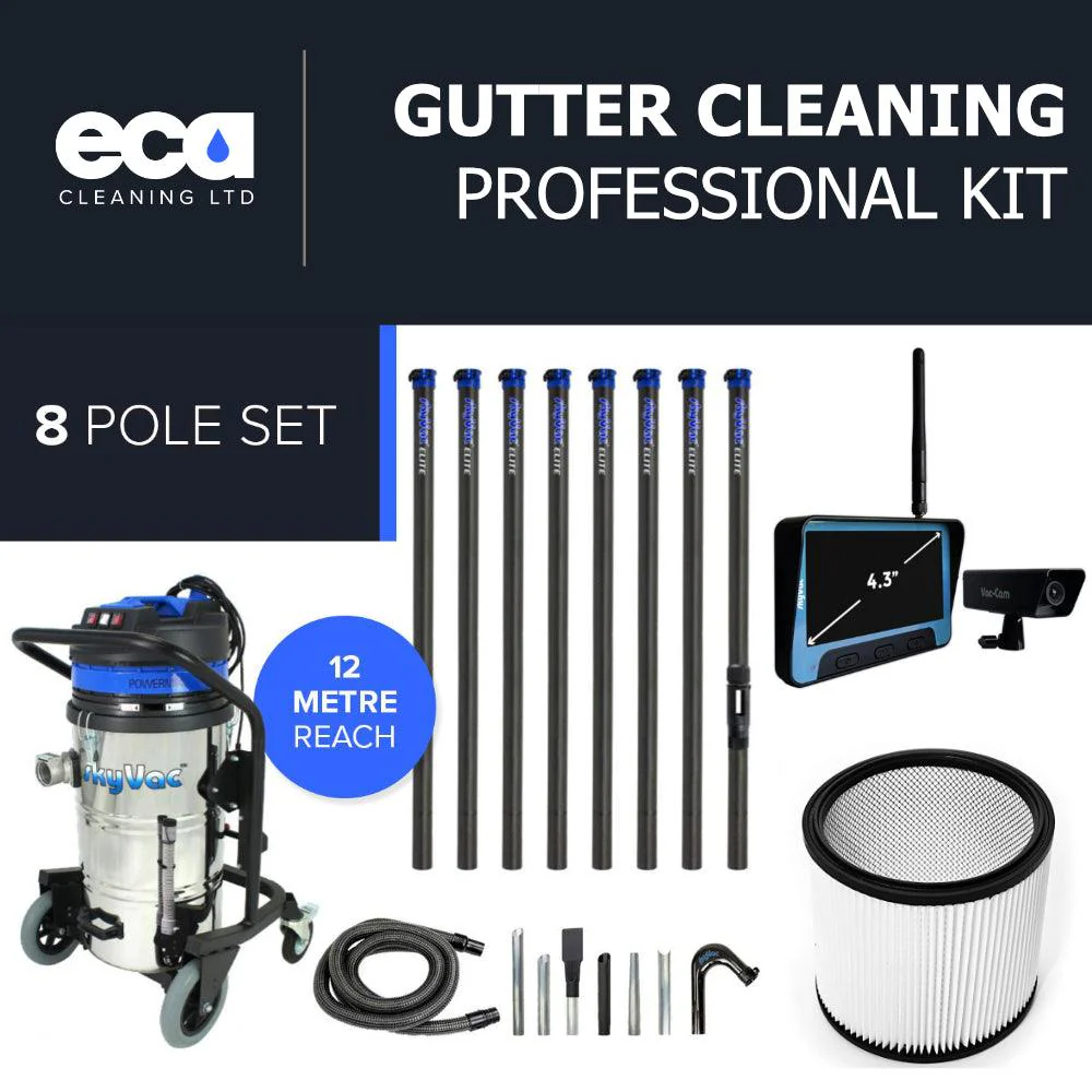 Our Best SkyVac Industrial 85 Gutter Vacuum Package For High Reach Cleaning - Image 17