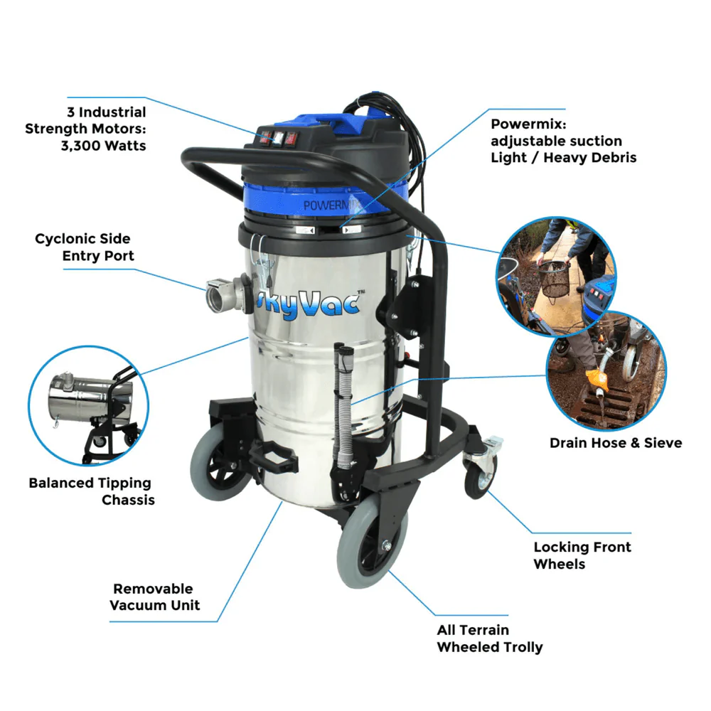 Our Best SkyVac Industrial 85 Gutter Vacuum Package For High Reach Cleaning - Image 7