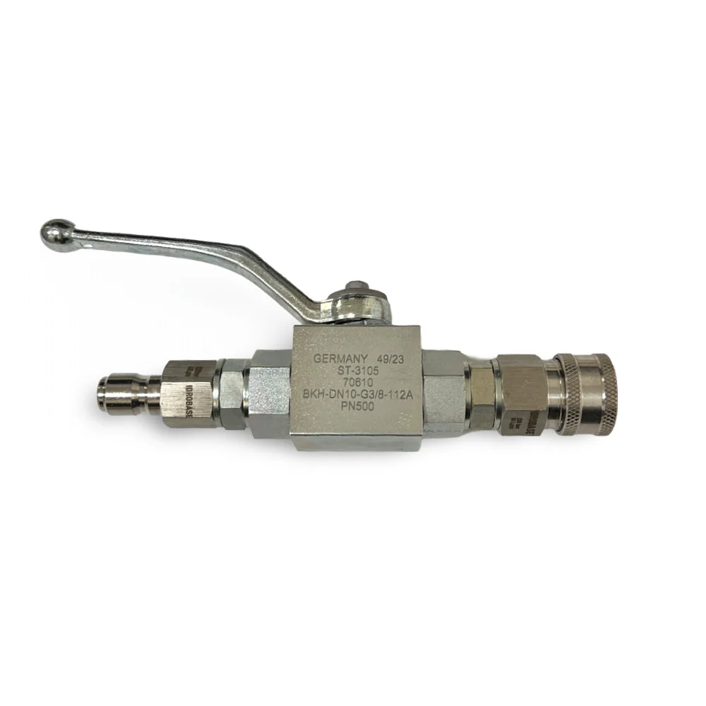Quick Release High Pressure Ball Valve | Zinc Plated