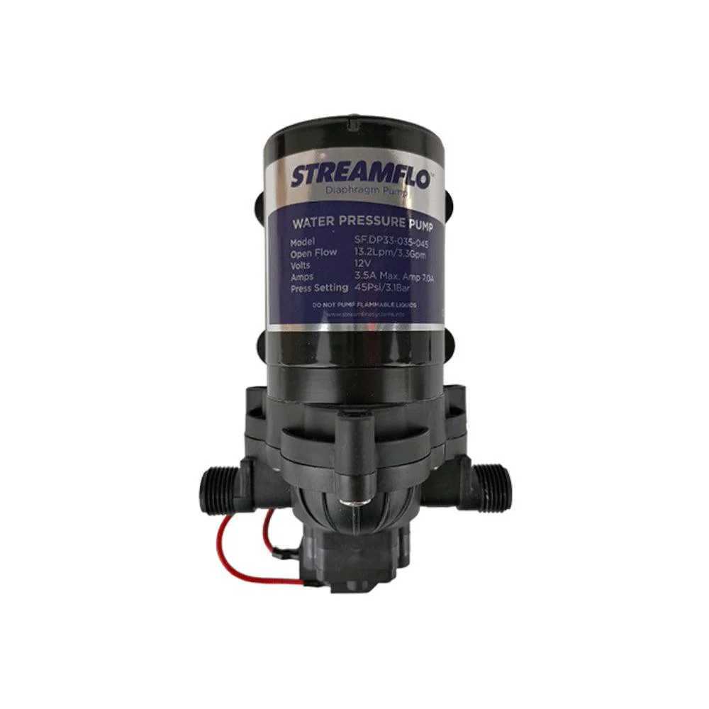 Streamline | Streamflo Pump | 12v, 45 PSI, 13.2 LPM, 1/2 Inch - Image 2